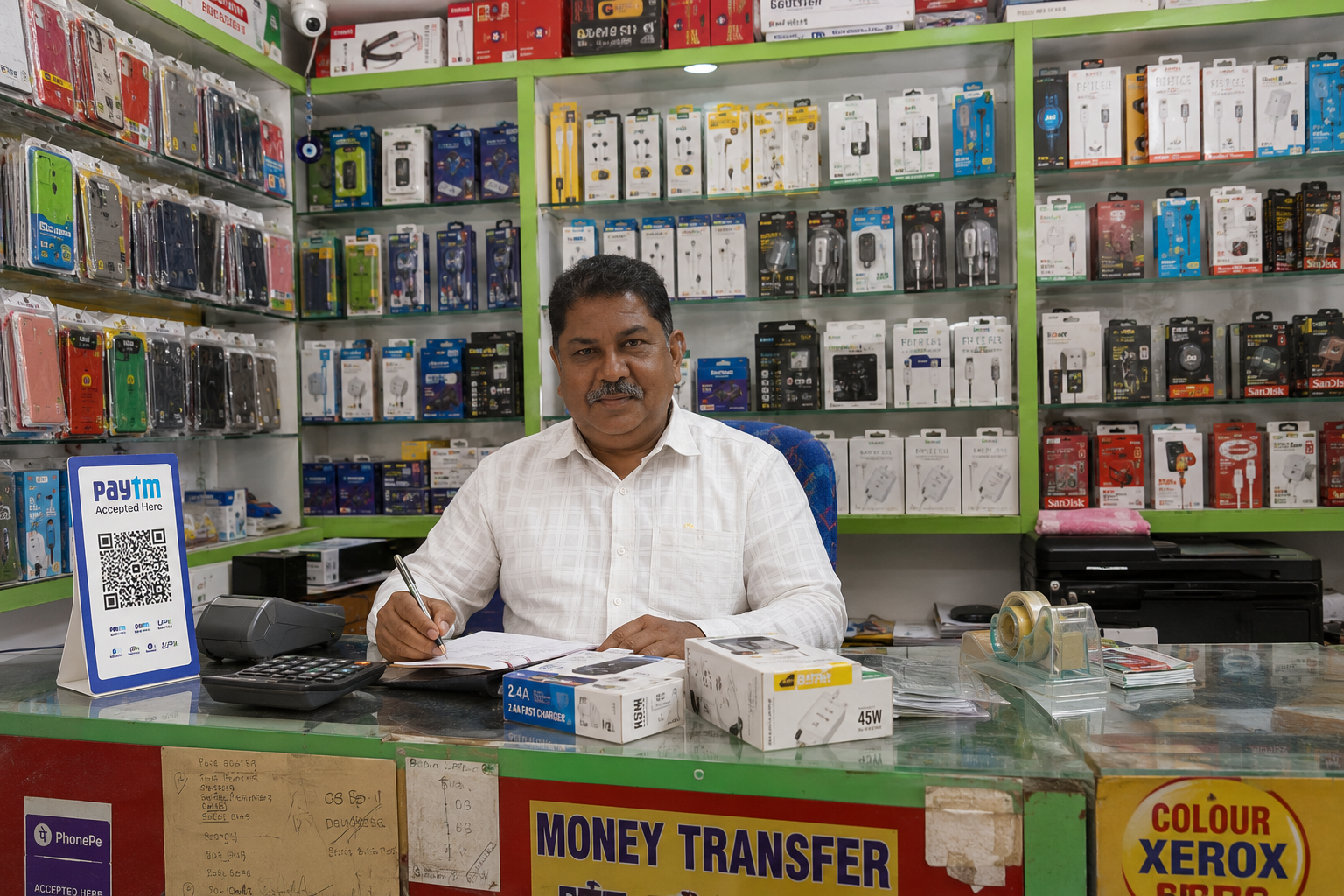 Owner of Pooja Electronics